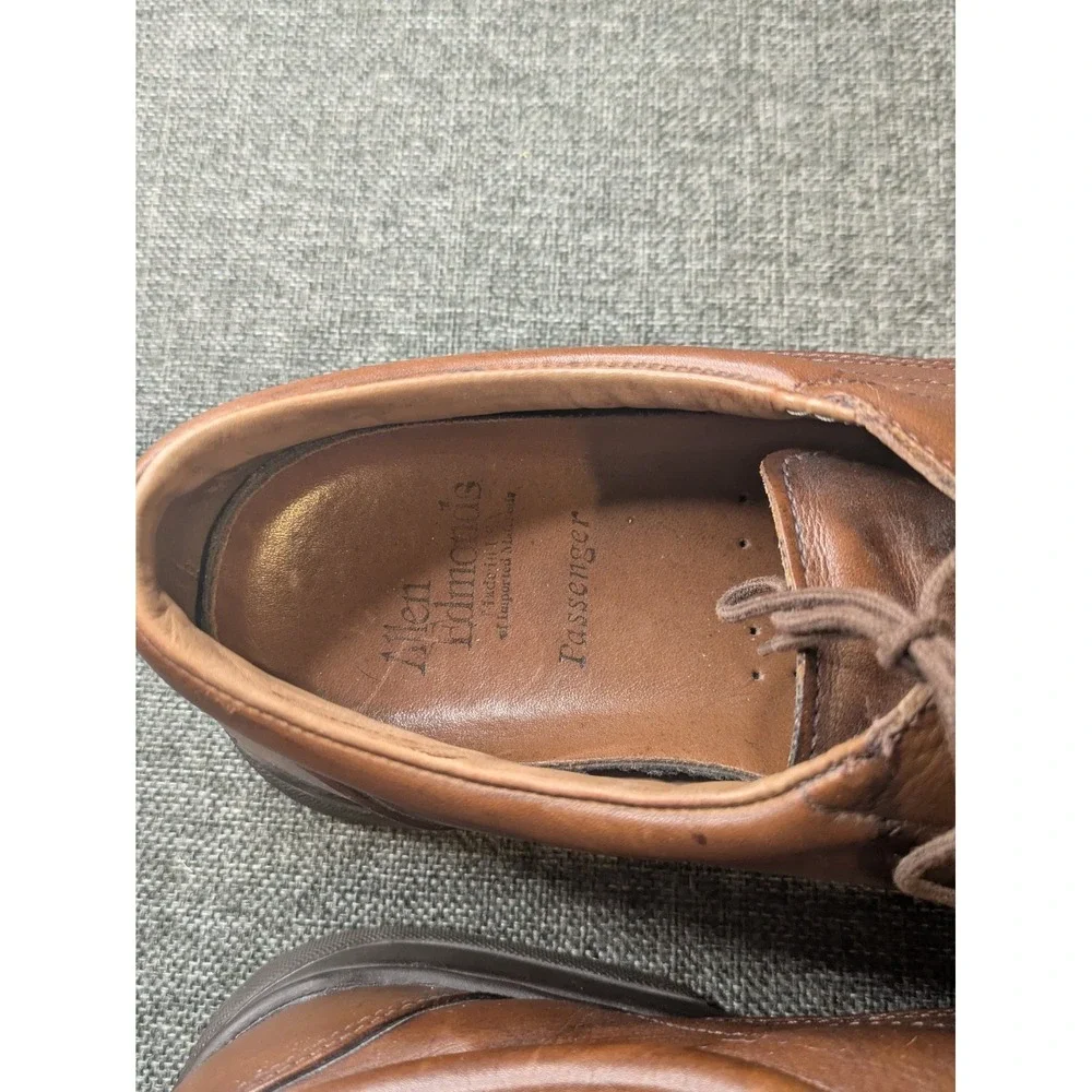 Allen Edmonds Passenger Brown Leather Oxford Dress Shoes Mens Size 12 Casual